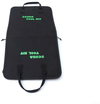 Oniissy Werkzeugtasche für Atemregler, Wartungswerkzeuge, 1050D Nylon mit HDPE-Platte, 26 x 21 x 5 cm, Doppelreißverschluss und PP-Griff, kompatibel mit verschiedenen Scuba
