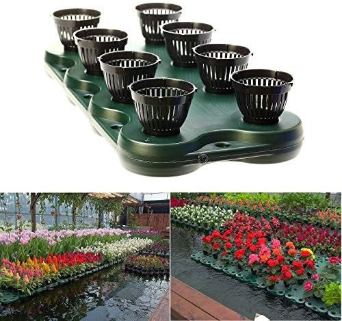 16Plugs /2pcs Aquaponics Floating Pond Planter Basket- Hydroponic Island Gardens by Aquarium Supplies