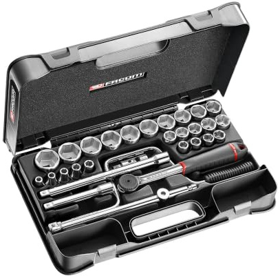 Facom S.161-5P6 - Coffret Douilles 1/2 6 Pans Métriques - 30 Pièces