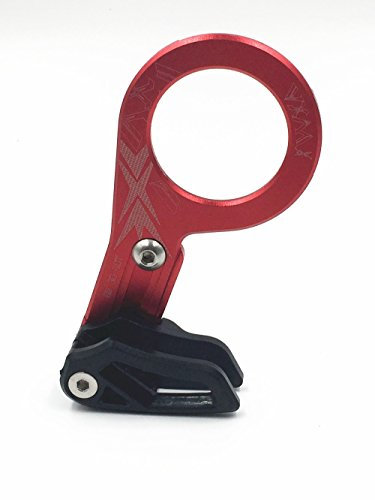 CarbonEnmy MTB Bike kettenführung MTB Fahrrad kettenführung Bike Teil Fahrrad-kettenschutz (Rot, BB Mount)