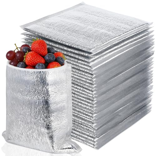 50 Stück -Luftpolstertaschen für zerbrechliche Versandtaschen (20 x 20 cm) 20 * 20CM silber