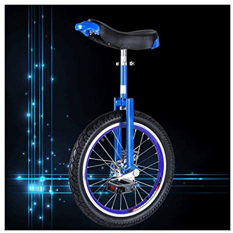 TXTC 18-Zoll-Rad Einrad, High-Strength Manganstahl Gabel, Verstellbarer Sitz, Aluminiumlegierung Buckle, Ergonomischer Sattel Pedal, Laufrad Fahrrad, for Frauen Und Männer Outdoor Sport