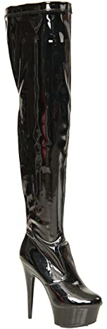 Bismaa Womens Ladies Sexy Thigh HIGH Kinky Fetish Over The Knee Platform Stiletto Heel Full Side Zip Boots