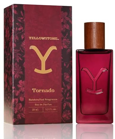 Tru Western Yellowstone Tornado Women’s Eau de Parfum, Wind Bloom Jasmine, Blue Cyclamen, Amberwood, Burnt Sugar Crystals & Vanilla Cedar, 1.7 fl oz (50 ml)