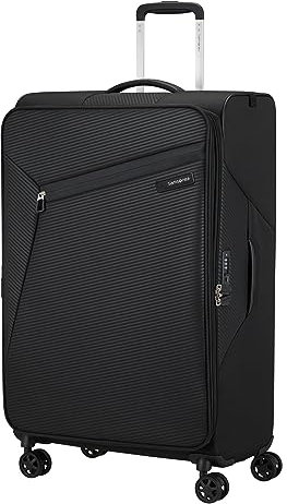 Samsonite Litebeam - Spinner L, Erweiterbar Koffer, 77 cm, 103/111 L, Schwarz (Black)