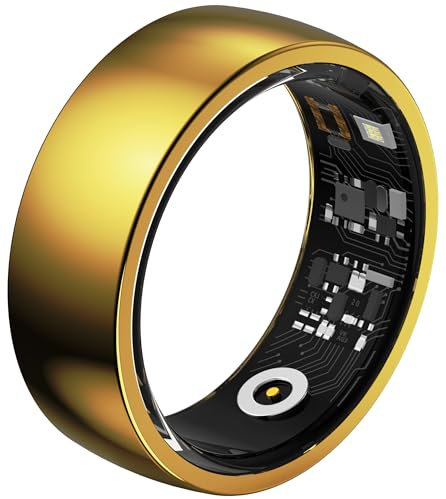 Smart Fitness Ring for Men & Women - Heart Rate & Blood Oxygen Monitor, Sleep Tracker, Waterproof for Android & iOS