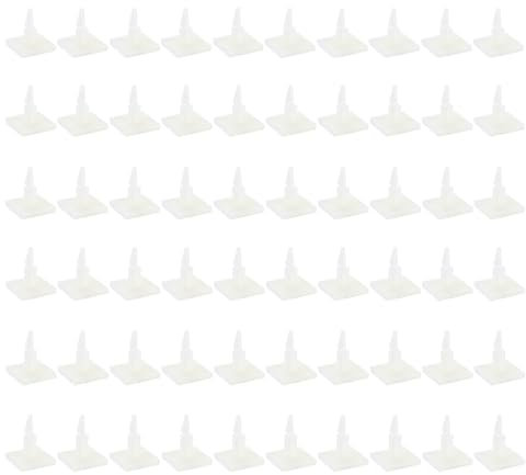 QUARKZMAN 60 Stk. Selbstklebende Leiterplattenabstandshalter, isolierte Abstandshalter für Leiterplatten, Unterstützungshöhe von 0,24 bis 0,53, passend von 4 mm bis 4,3 mm