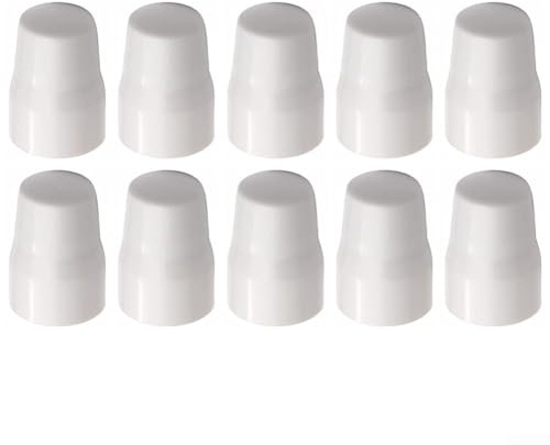 Feegow Radiator Valve Cap, Radiator Valve Cap Easy Push-Fit Replacement Valve Cover(10pc)