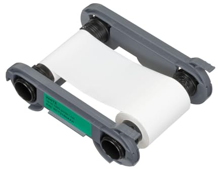 Evolis White Monochrome Ribbon - up to 1000 Prints/roll, RCT215NAAA