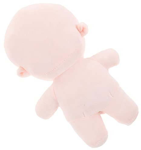 HEMOTON Blank Humanoide Plüschpuppe Körper Verschleißfestes Modell Für DIY-kinderpuppe Ausgezeichnetes Spielzeug Zum Selbermachen
