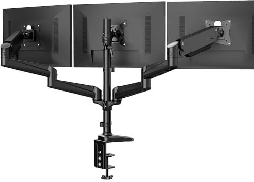 zhuyanbo007 Support de Moniteur pour Bureau Support for Triple écran avec Bras de Montage réglable de 13 à 32 Pouces Support d'ordinateur