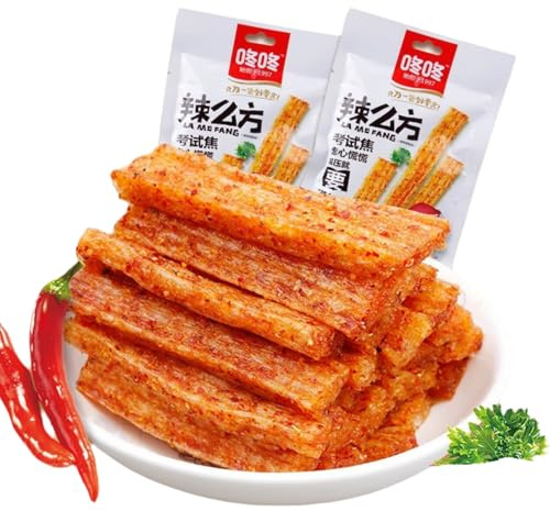 BaiLiSnacky Bastoncini Latiao Latiao Snack 80g*2Pcs Deliziose Confezioni Di Snack Piccanti Prima Scelta Da Condividere Con Gli Amici Vegetariano Snack Autentico Cinese