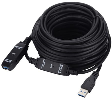 SHOOYIO Durability USB3.0 Male To Female Extension Cord 5m/10m/15m/20m For Enhances Signals Repeaters For External Devices USB A Male To Female Repeaters Cable