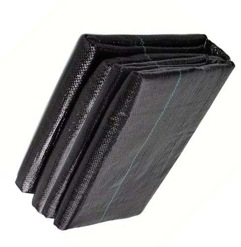DIWAL Telo Pacciamatura Giardino, Tessuto Anti Erbacce Robusto, Copertura Terreno per Vialetti, Terrazza, Ghiaia, Aiuole, Barriera Erbacce Durevole, Resistente Ai Raggi UV(1m x 20m)