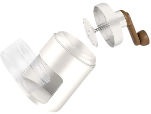 Sosoport Macchina Tritaghiaccio Manuale Portatile per Uso Domestico Piccolo Trituratore Ghiaccio Facile da Pulire per Granite Cocktail e Dessert Estivi