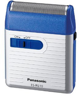 Panasonic Men's Shaver for Traveler ES-RS10-A Blue | DC3V (2 x AA Alkaline) (Japan Model)