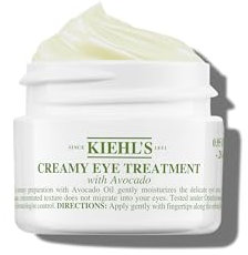 Kiehl's Creamy Eye Treatment with Avocado, Richly Hydrates & Revitalises Delicate Under-Eye Area, Formulated with Nourishing Avocado Oil & Vitamins B + E, All Skin Types, 28Ml