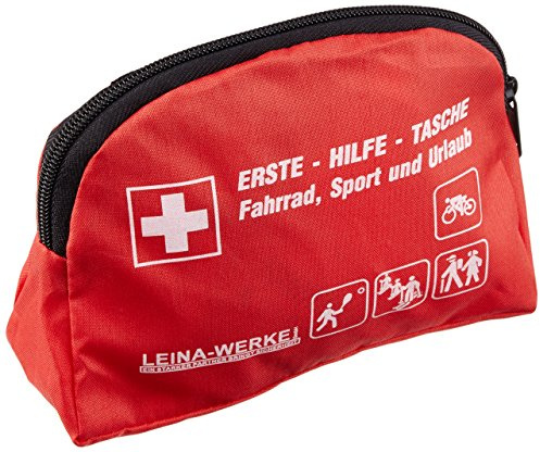 LEINAWERKE 50006 Leisure bag for cycling, sports, holidays, red, white 1 pc.
