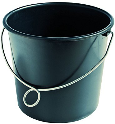 Teko Plastic 101269-49 Baueimer PVC Inhalt 12 Liter mit Ringbügel