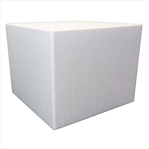 Terra Exotica Styroporbox/Thermobox - 48,0 Liter - 48,0 x 48,0 x 38,0 cm | Wandstärke 4 cm, Styrobox zum Transport von Reptilien