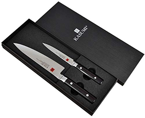 Kasumi set 2 couteaux japonais Couteau Chef 20 cm et couteau office 8 cm