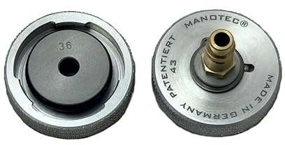 MANOTEC Adapter Nr.43, Bremsenentlüftungsadapter | Kompatibel mit Opel, Mazda, Cadillac, Bremsenentlüftungsadapter, Made in Germany