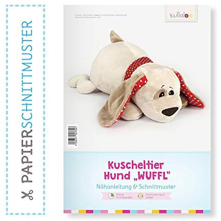 Hund nähen: Papierschnittmuster Hund “WUFFEL”