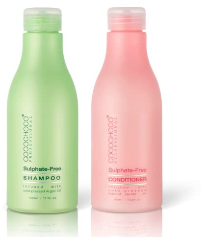 COCOCHOCO Professional Set Nach der Pflege - Sulfatfreies Shampoo 400 ml und Sulfatfreies Konditioner 400 ml
