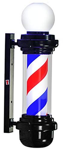 Palo Del Barbiere Barber Pole LED Light, Logo Per Parrucchiere All'aperto Logo Barber Shop, Strisce Illuminanti Rotanti, Lampada Da Parete, Impermeabile Risparmio Energetico, Montaggio A Parete