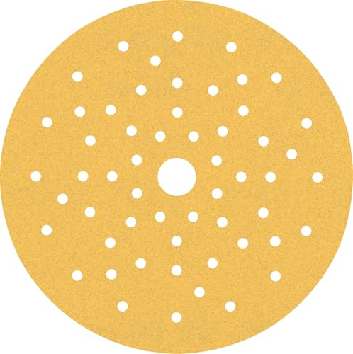 Bosch EXPERT C470 Schleifscheibe, 150mm, K120, Multilochung, 50-tlg. | für Farbe auf Holz, Hartholz, Körnung 120, Professional Zubehör Exzenterschleifer, Schwingschleifer