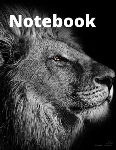 Notebook : Large Journal , lion ladle notebook , Lined Journal Pages is 8.5x11 in size, Great for Writing or Journaling: 300 pages 8.5x11 in size White paper