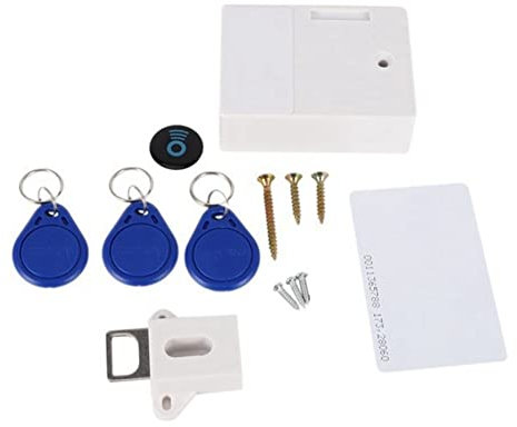 Bruafsir Digitale Serrature Elettroniche Intelligenti Serratura a Sensore Invisibile Cassetto per Schede EMID IC per Hardware per Mobili Guardaroba B