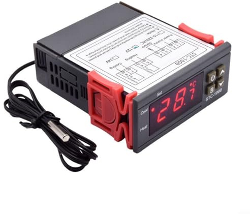 Temperaturregler STC-1000 12V/24V/110V-220V Digital LCD Display Thermostat(12V)