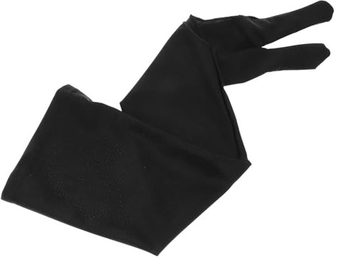 Mikikit Artist Drawing Glove Two-finger Painting Glove Breathable Black for Digital Tablet Sketching and Drawing