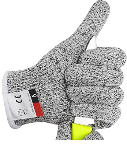 Schnittfeste Handschuhe Stufe 5 Schutz Hochleistungs-Sicherheitshandschuhe in Lebensmittelqualität Schnittfeste Handschuhe for Kinder Handschuhe gelten for Metzger Fleisch schneiden Austern schälen Kü