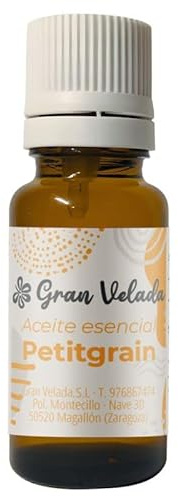 Gran Velada - Aceite Esencial de Petitgrain Natural y Puro 30 ml | Cosmética Antiinflamatoria y Antiséptica | Ideal para Cremas, Aceites Musculares y Jabones Artesanales