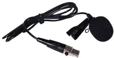 Citronic Mini Microphone Cravate XLR Discret avec Connexion Mini XLR - Compact, Remplacement ou ajout pour systèmes sans Fil TU4