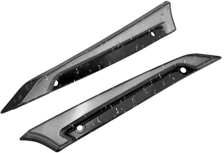 Generico Indicatore di svolta Per Harley Per Road Glide 2015-UP Parabrezza Luci a LED Luci di direzione(Nero)