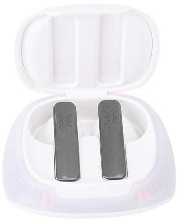 Ohrhörer mit KI-Sprachübersetzer, 3-in-1-Kopfhörer mit Kabelloser Echtzeit-Übersetzung per Bluetooth 5.3, Unterstützt 74 Sprachen, 70 Akzente, 2-Wege-Übersetzungsgerät mit App (Black) (White)