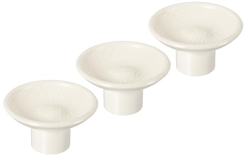 PATIKIL Quincaillerie Pour Porte Pliantes, 3Pcs 3.8 Pouce Poignée De Tirage Pour Porte Pliantes Poignées De Placard Kit De Réparation Pour Quincaillerie De Porte, Blanc