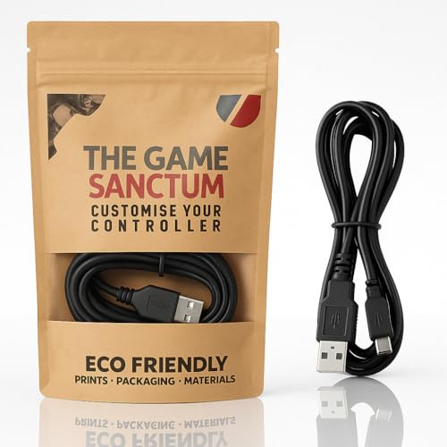The Game Sanctum 3m Long Mini USB Charging Cable for PS3 Controller