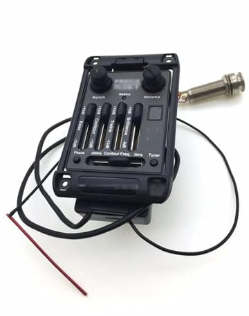 Professioneller Gitarren-Pickup-Preamp-EQ mit Tuner Tonabnehmer bei Akustikgitarren austauschen