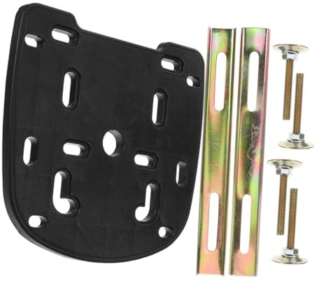 Mikikit Inferior para Portaequipajes Trasero Soporte Reforzado para Motocicleta con Tornillos Base para Portaequipajes Traseros De Scooter Eléctrico