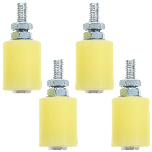 Générique Lot de 4 Rouleaux en Nylon pour Portail Coulissant, Résistants à L'Usure, Faciles à Installer, Adaptés aux Portes Coulissantes et Portails