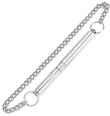 Naroote Dog Training Whistle, Ultrasonic Silent Adjustable Frequency with Metal Chain, Ideal for Barking Control Commands Sit Come Stop