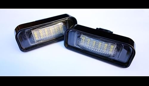 GOINGFAST Luces Módulos LED Iluminación de Matrícula Compatibles con Mercedes Benz Clase S W220 98-05
