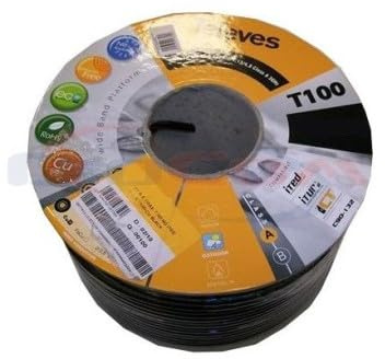 Televes t100 cu-Cavo coassiale/al pe classe a ne .101 m