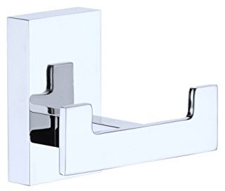 Kelelife Patère Double Crochet pour Murale, Chrome Poli