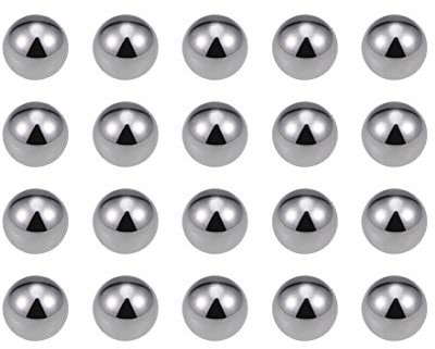 sourcing map 3/8 Carbon Steel Bearing Balls Precision Balls 100pcs