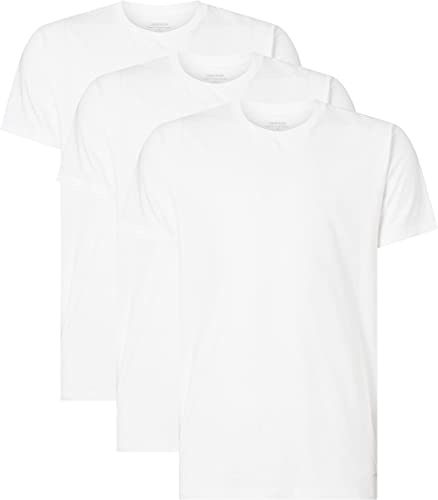 Calvin Klein kortärmade t-shirts för män (3-pack), Vit (vit), S